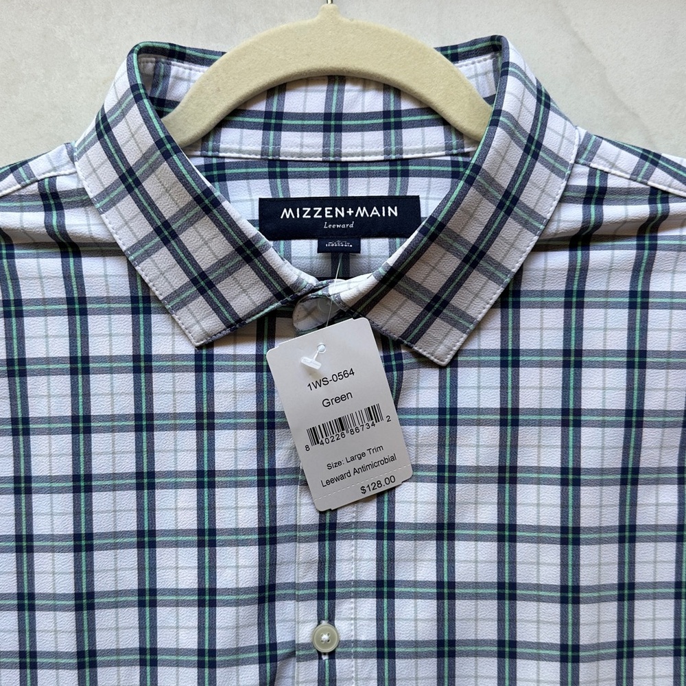 Mizzen & Main Leeward Antimicrobial - Large Trim Fit